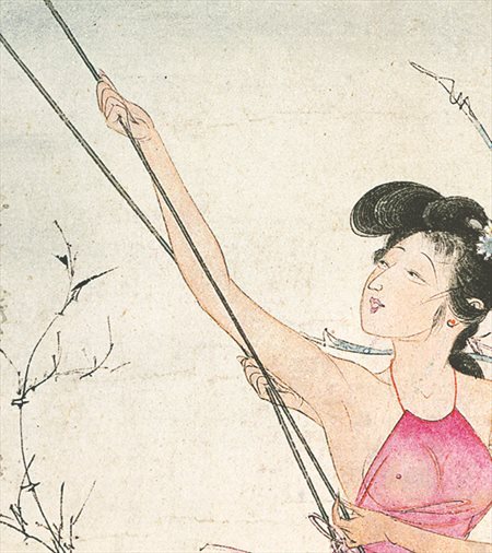 泸定县-胡也佛的仕女画和最知名的金瓶梅秘戏图